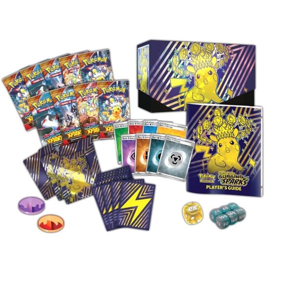 ⚡ Pokemon Surging Sparks ⚡ Elite Trainer Box ⚡ Factory sealed ETB ⚡ Costco New!! - Picture 8 of 9